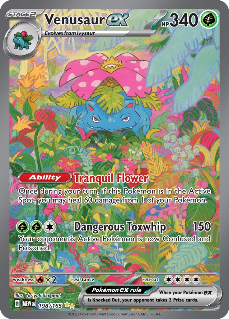 Venusaur ex (198/165) [Scarlet & Violet: 151] | Nerdhalla Games