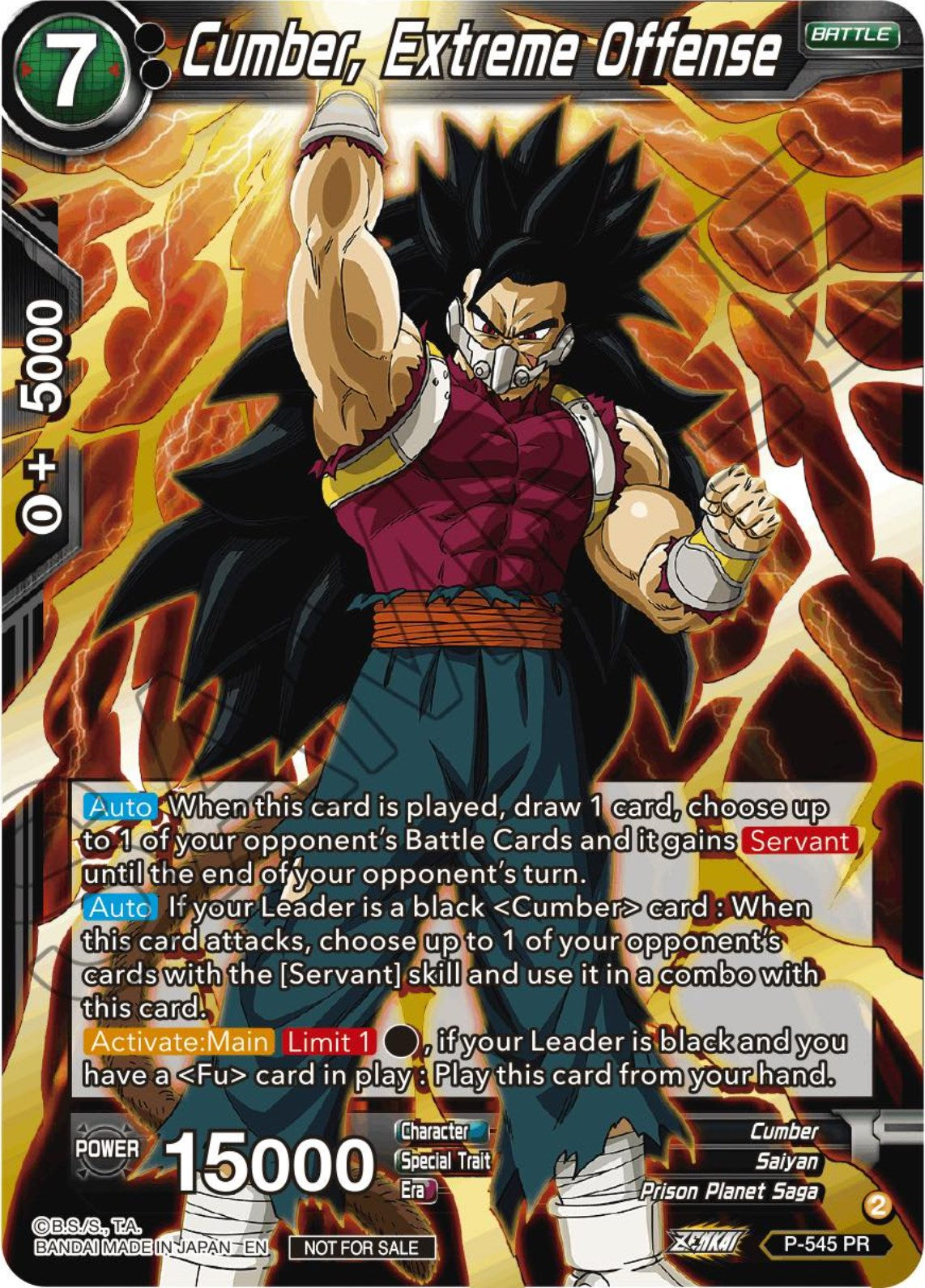 Cumber, Extreme Offense (Championship Selection Pack 2023 Vol.3) (P-545) [Tournament Promotion Cards] | Nerdhalla Games