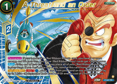 A Threat and an Order (Championship Z Extra Card Pack 2023) (Gold-Stamped) (P-547) [Tournament Promotion Cards] | Nerdhalla Games