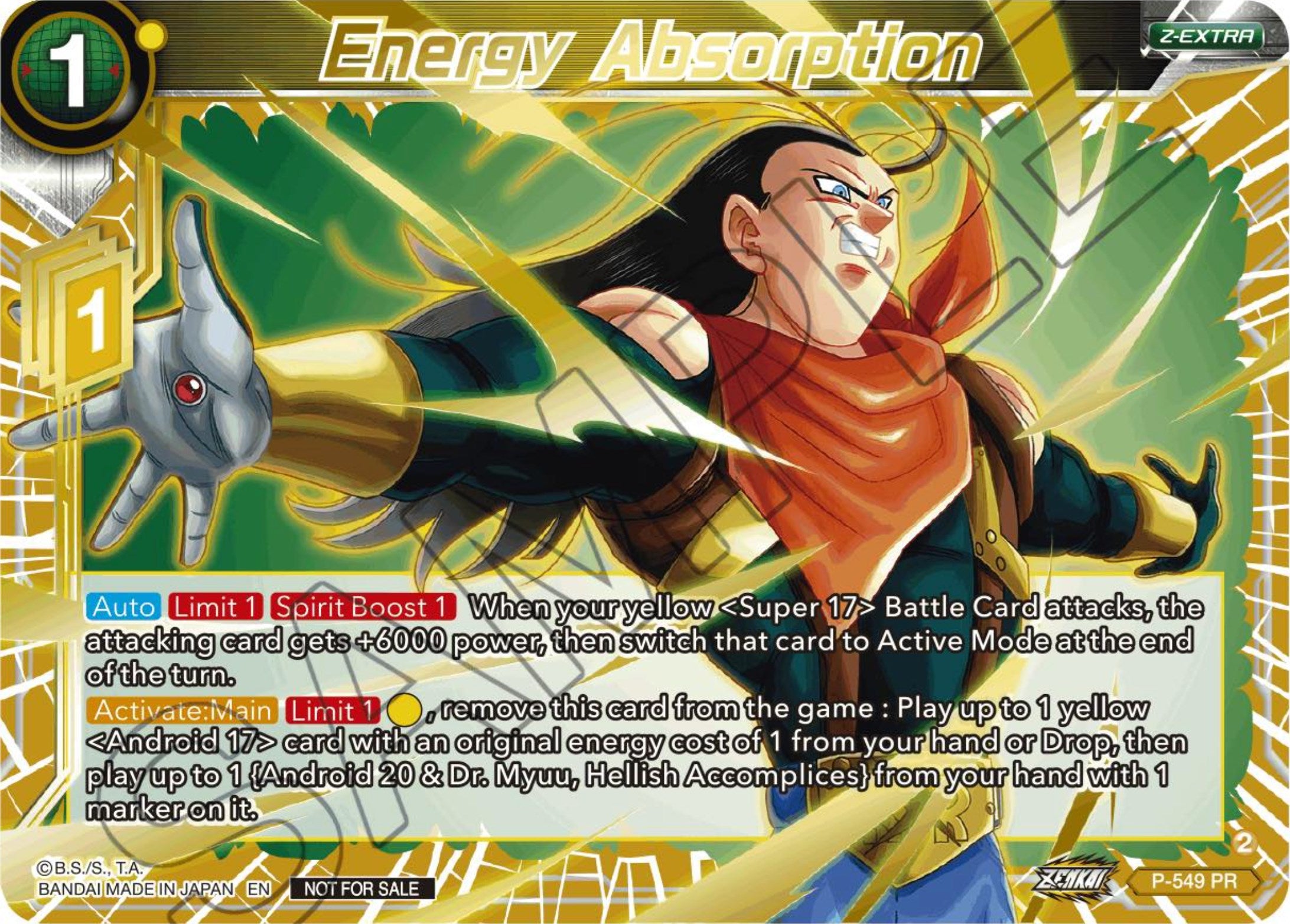 Energy Absorption (Championship Z Extra Card Pack 2023) (Gold-Stamped) (P-549) [Tournament Promotion Cards] | Nerdhalla Games