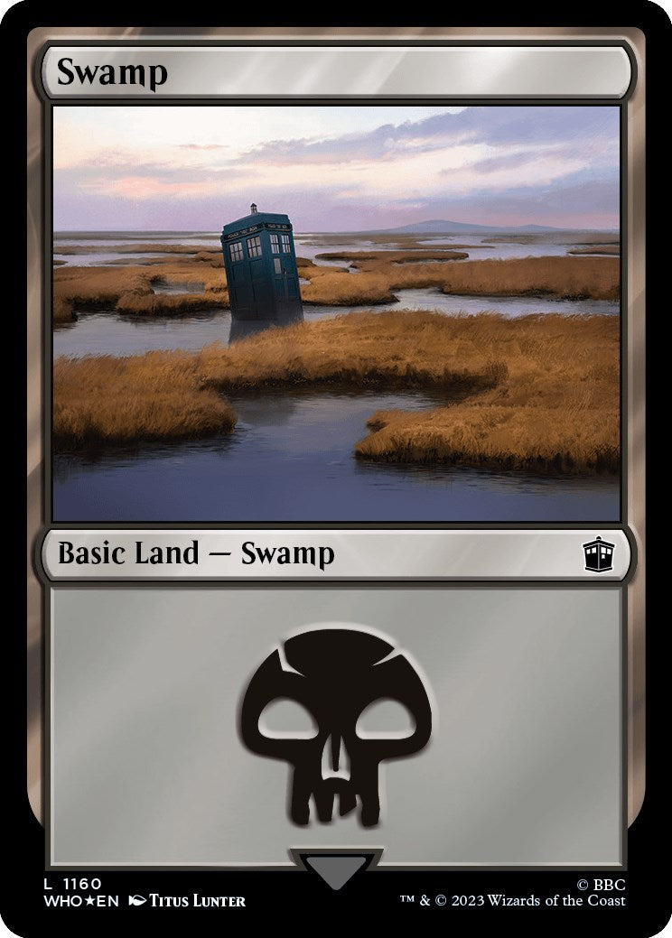 Swamp (1160) (Surge Foil) [Doctor Who] | Nerdhalla Games