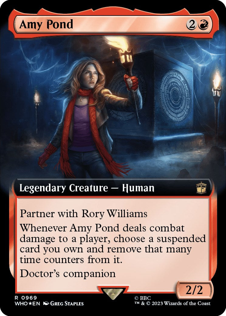 Amy Pond (Extended Art) (Surge Foil) [Doctor Who] | Nerdhalla Games