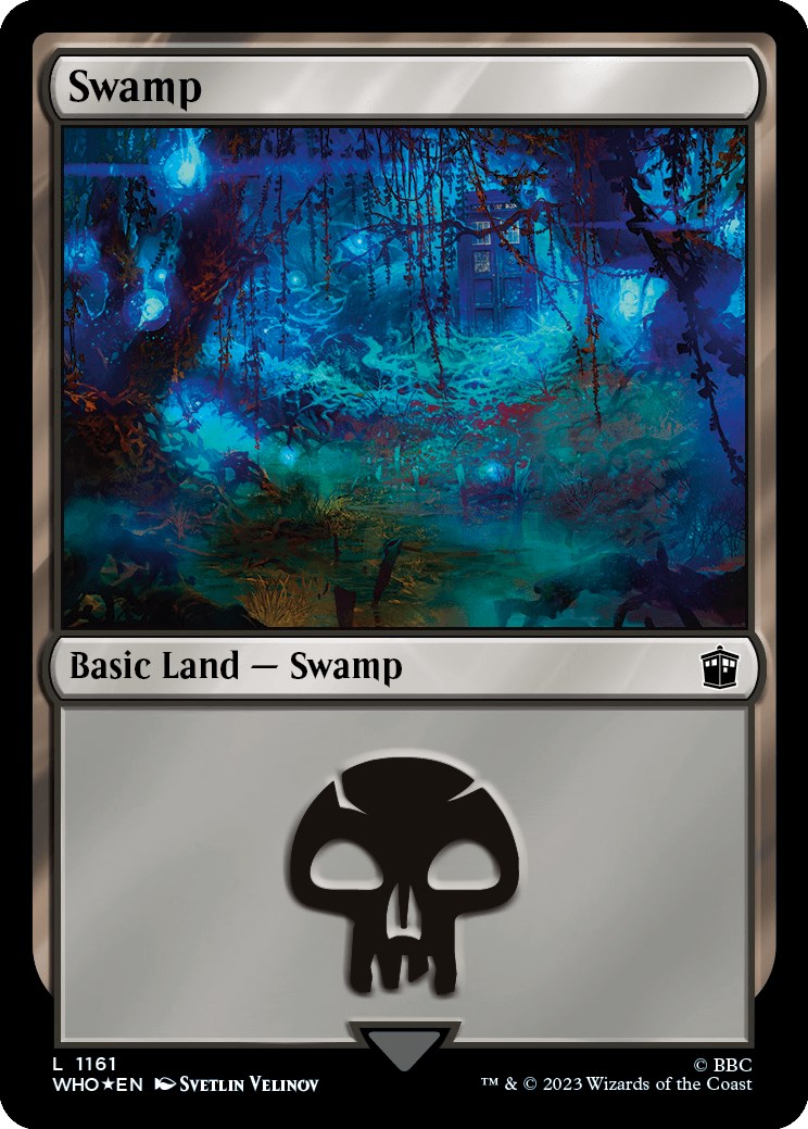 Swamp (1161) (Surge Foil) [Doctor Who] | Nerdhalla Games