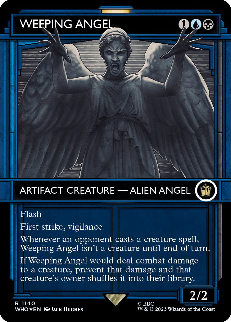 Weeping Angel (Showcase) (Surge Foil) [Doctor Who] | Nerdhalla Games