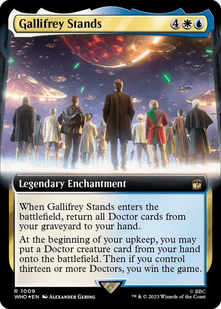 Gallifrey Stands (Extended Art) (Surge Foil) [Doctor Who] | Nerdhalla Games