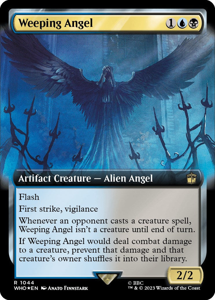 Weeping Angel (Extended Art) (Surge Foil) [Doctor Who] | Nerdhalla Games