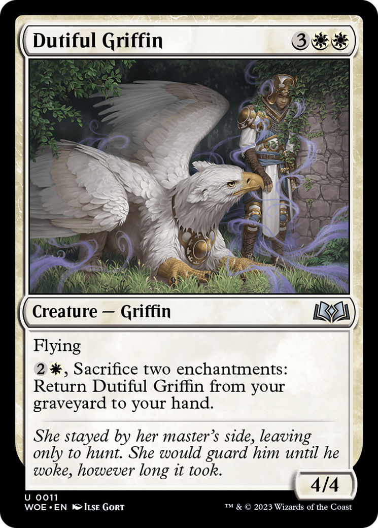 Dutiful Griffin [Wilds of Eldraine] | Nerdhalla Games