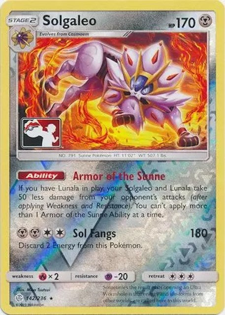 Solgaleo (142/236) [League & Championship Cards] | Nerdhalla Games