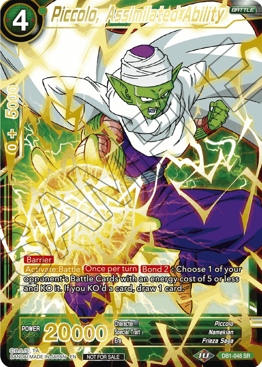 Piccolo, Assimilated Ability (Alt. Art Card Set 2023 Vol. 1) (DB1-048) [Tournament Promotion Cards] | Nerdhalla Games