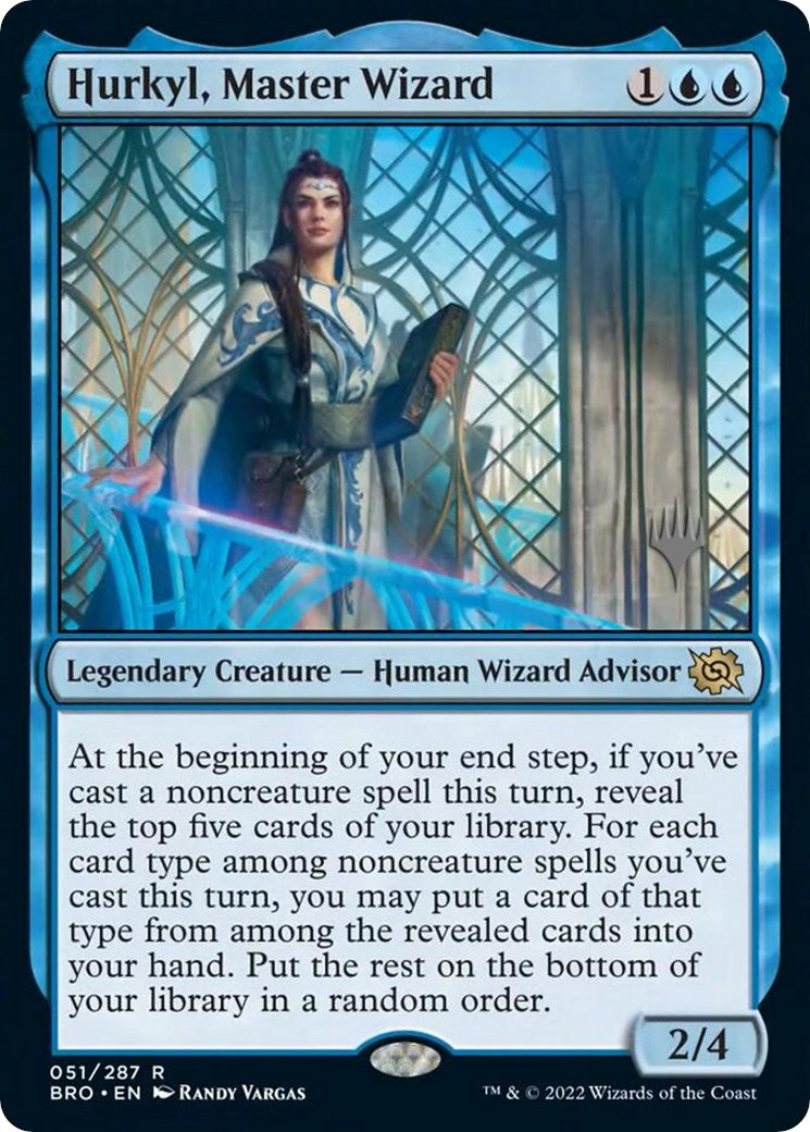 Hurkyl, Master Wizard (Promo Pack) [The Brothers' War Promos] | Nerdhalla Games