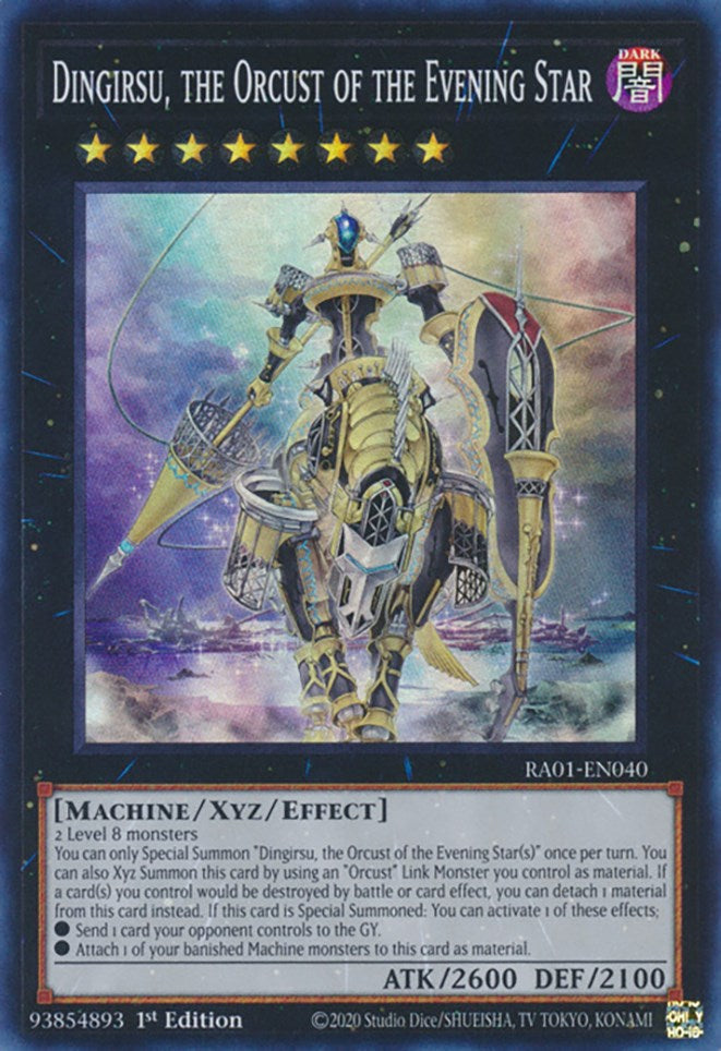 Dingirsu, the Orcust of the Evening Star [RA01-EN040] Super Rare | Nerdhalla Games