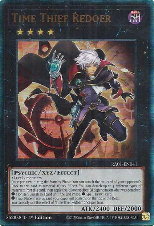 Time Thief Redoer [RA01-EN041] Prismatic Ultimate Rare | Nerdhalla Games