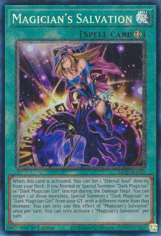 Magician's Salvation [RA01-EN068] Prismatic Collector's Rare | Nerdhalla Games