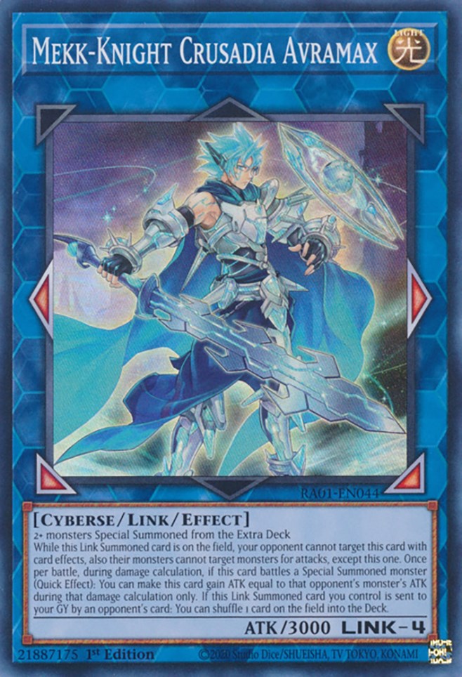 Mekk-Knight Crusadia Avramax [RA01-EN044] Super Rare | Nerdhalla Games