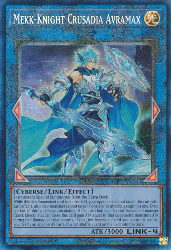 Mekk-Knight Crusadia Avramax [RA01-EN044] Prismatic Collector's Rare | Nerdhalla Games