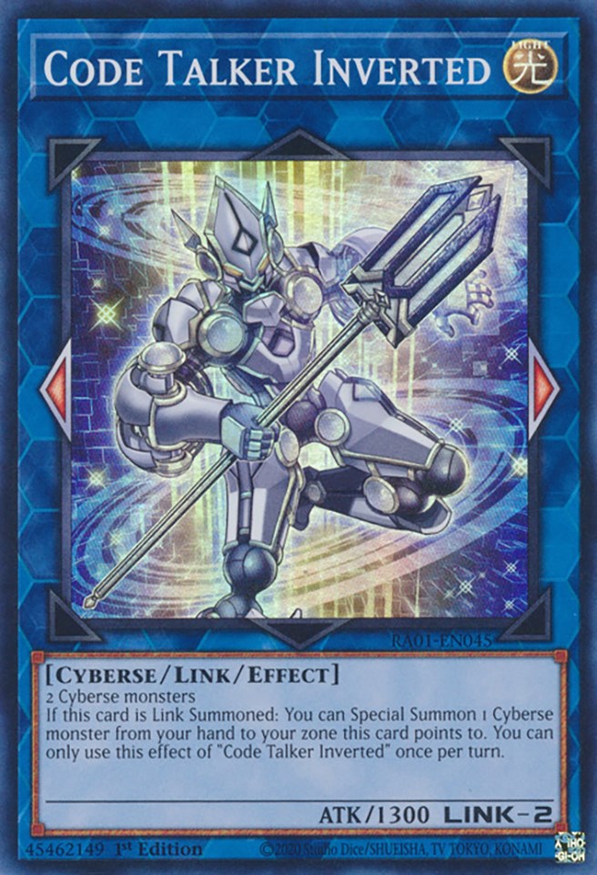 Code Talker Inverted [RA01-EN045] Super Rare | Nerdhalla Games