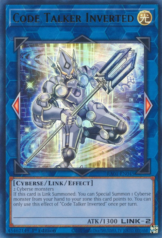 Code Talker Inverted [RA01-EN045] Ultra Rare | Nerdhalla Games