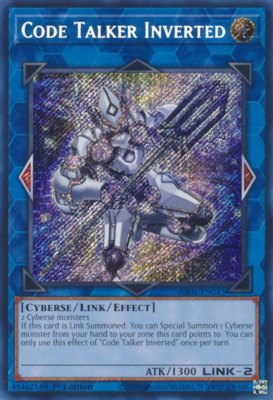 Code Talker Inverted [RA01-EN045] Secret Rare | Nerdhalla Games