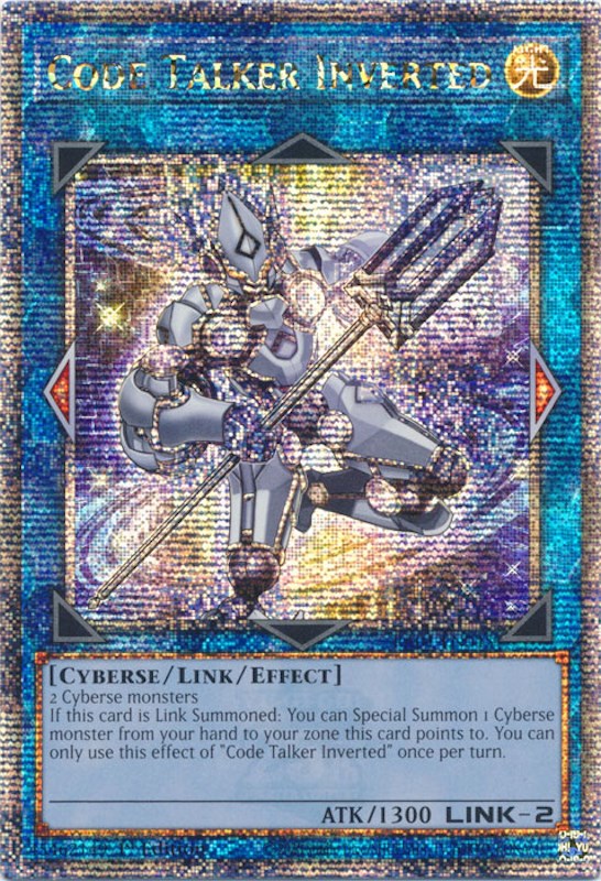 Code Talker Inverted [RA01-EN045] Quarter Century Secret Rare | Nerdhalla Games