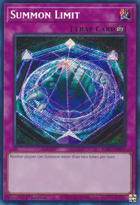 Summon Limit [RA01-EN070] Secret Rare | Nerdhalla Games