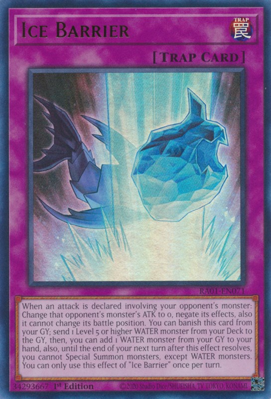 Ice Barrier [RA01-EN071] Ultra Rare | Nerdhalla Games