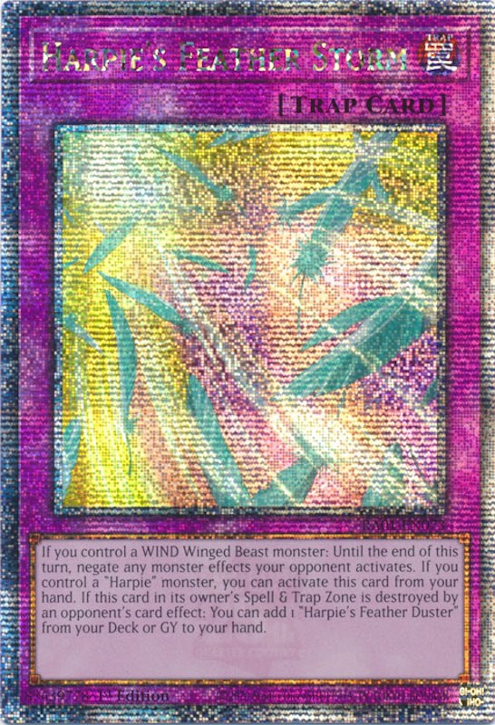 Harpie's Feather Storm [RA01-EN073] Quarter Century Secret Rare | Nerdhalla Games