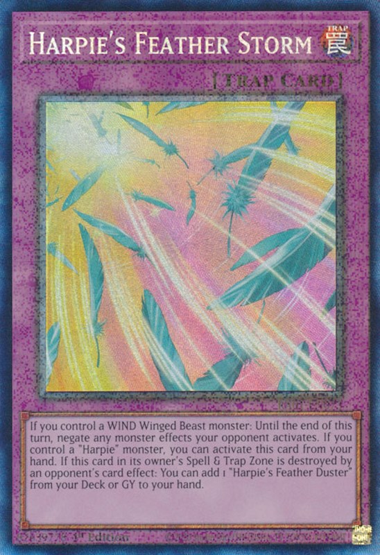 Harpie's Feather Storm [RA01-EN073] Prismatic Collector's Rare | Nerdhalla Games