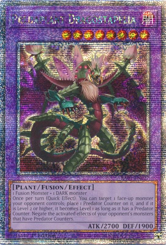 Predaplant Dragostapelia [RA01-EN027] Quarter Century Secret Rare | Nerdhalla Games