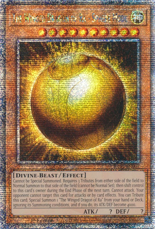 The Winged Dragon of Ra - Sphere Mode [RA01-EN007] Quarter Century Secret Rare | Nerdhalla Games