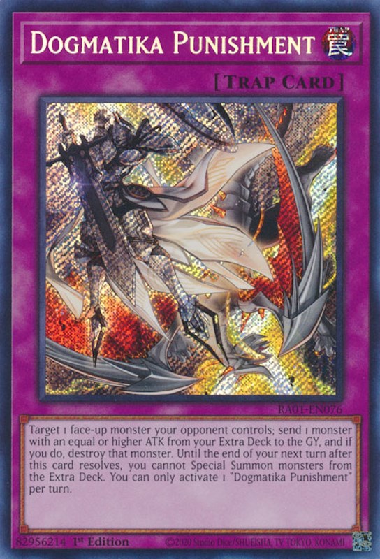 Dogmatika Punishment [RA01-EN076] Secret Rare | Nerdhalla Games