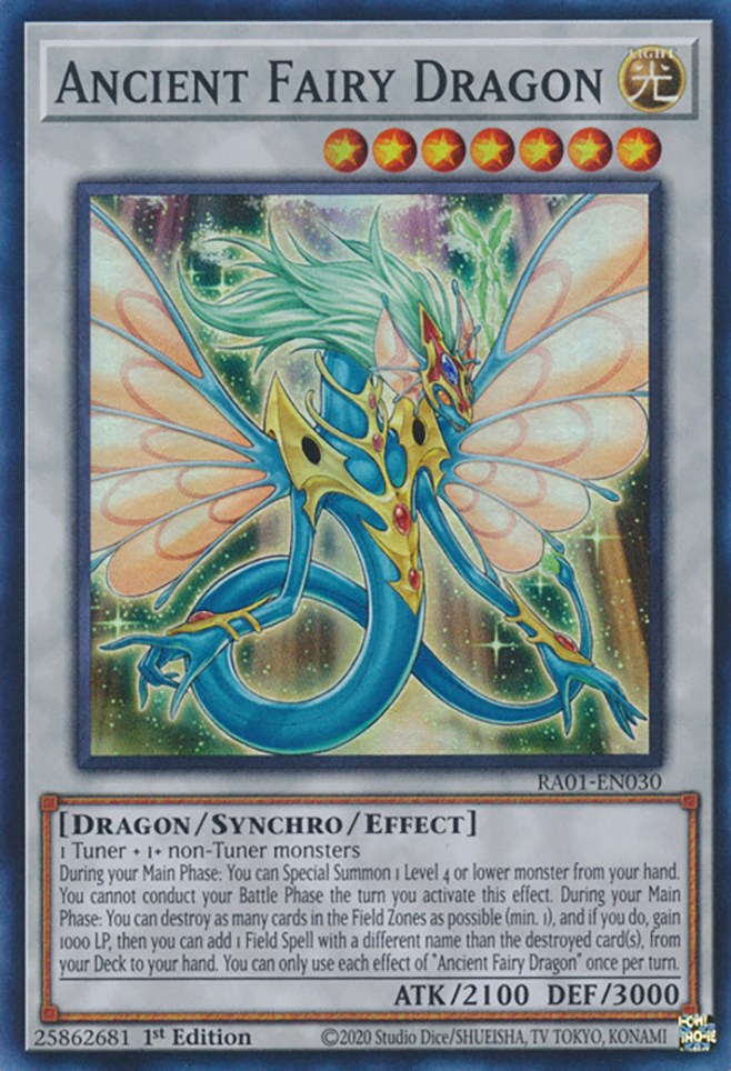 Ancient Fairy Dragon [RA01-EN030] Super Rare | Nerdhalla Games