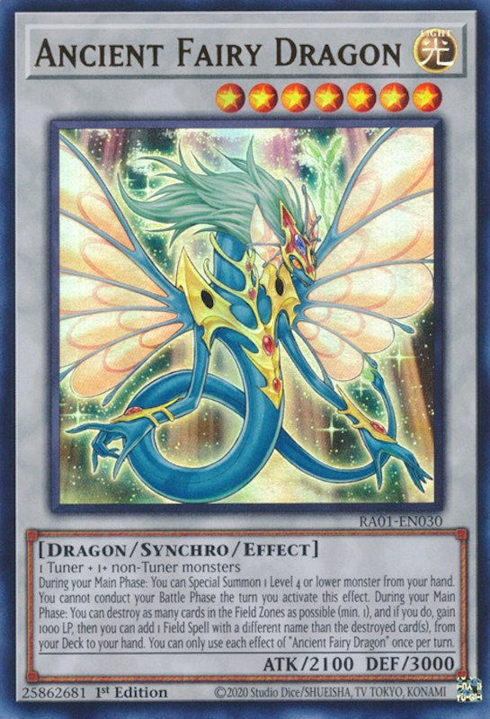 Ancient Fairy Dragon [RA01-EN030] Ultra Rare | Nerdhalla Games