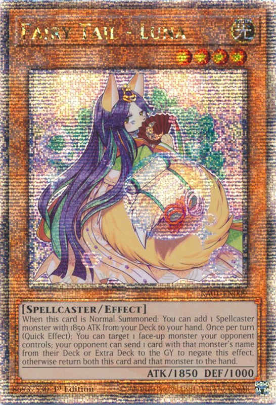 Fairy Tail - Luna [RA01-EN009] Quarter Century Secret Rare | Nerdhalla Games