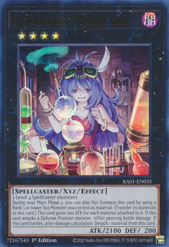 Downerd Magician [RA01-EN035] Ultra Rare | Nerdhalla Games