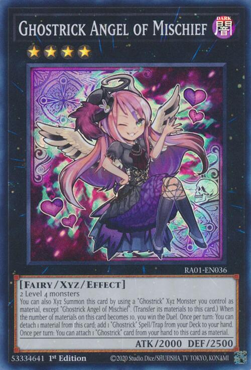 Ghostrick Angel of Mischief [RA01-EN036] Super Rare | Nerdhalla Games