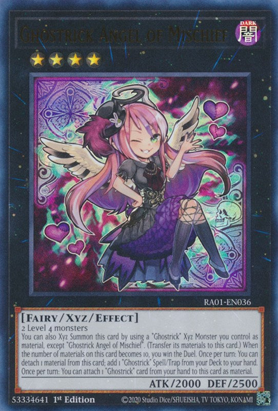 Ghostrick Angel of Mischief [RA01-EN036] Ultra Rare | Nerdhalla Games