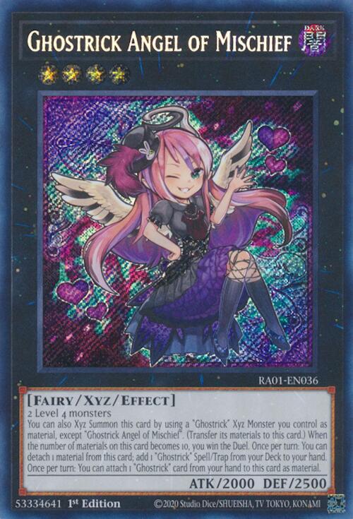 Ghostrick Angel of Mischief [RA01-EN036] Secret Rare | Nerdhalla Games