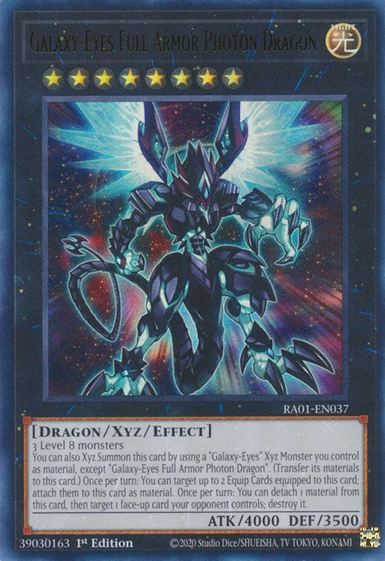 Galaxy-Eyes Full Armor Photon Dragon [RA01-EN037] Ultra Rare | Nerdhalla Games