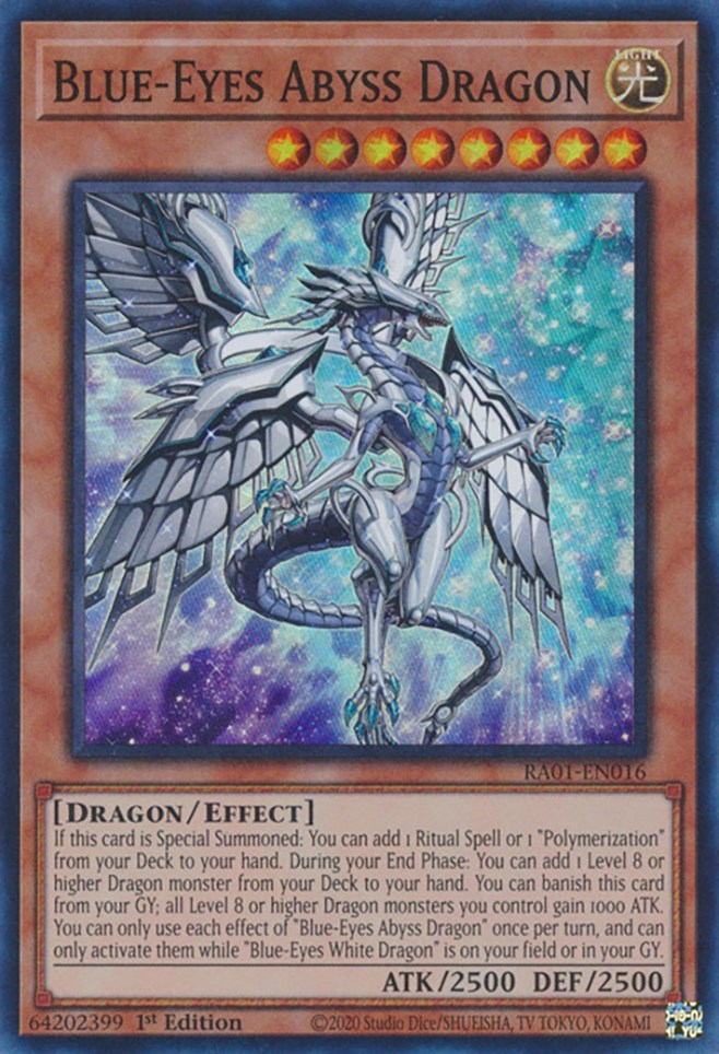 Blue-Eyes Abyss Dragon [RA01-EN016] Super Rare | Nerdhalla Games