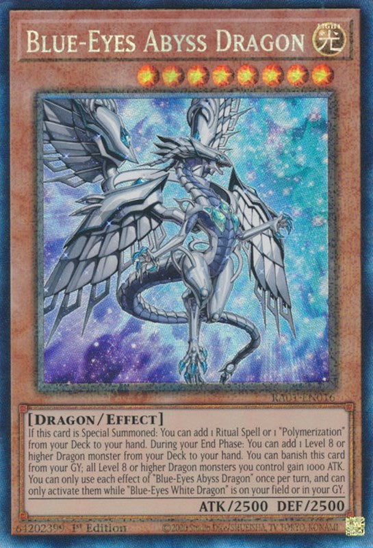 Blue-Eyes Abyss Dragon [RA01-EN016] Prismatic Collector's Rare | Nerdhalla Games