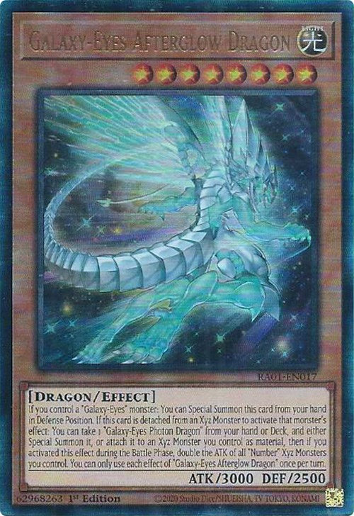 Galaxy-Eyes Afterglow Dragon [RA01-EN017] Prismatic Ultimate Rare | Nerdhalla Games