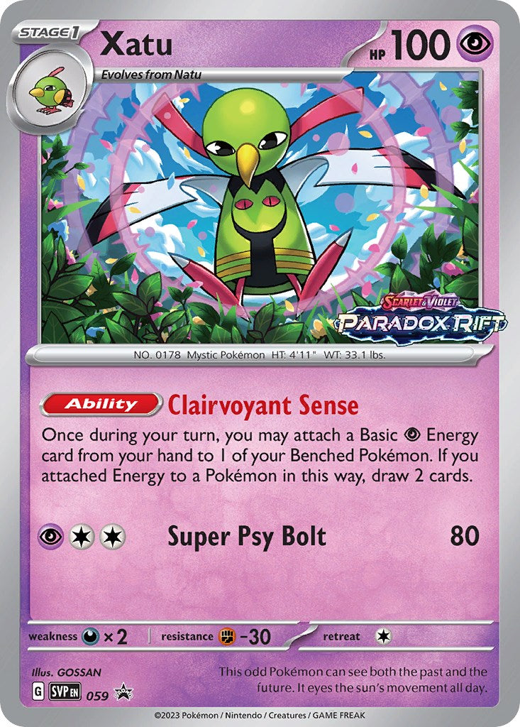 Xatu (059) [Scarlet & Violet: Black Star Promos] | Nerdhalla Games