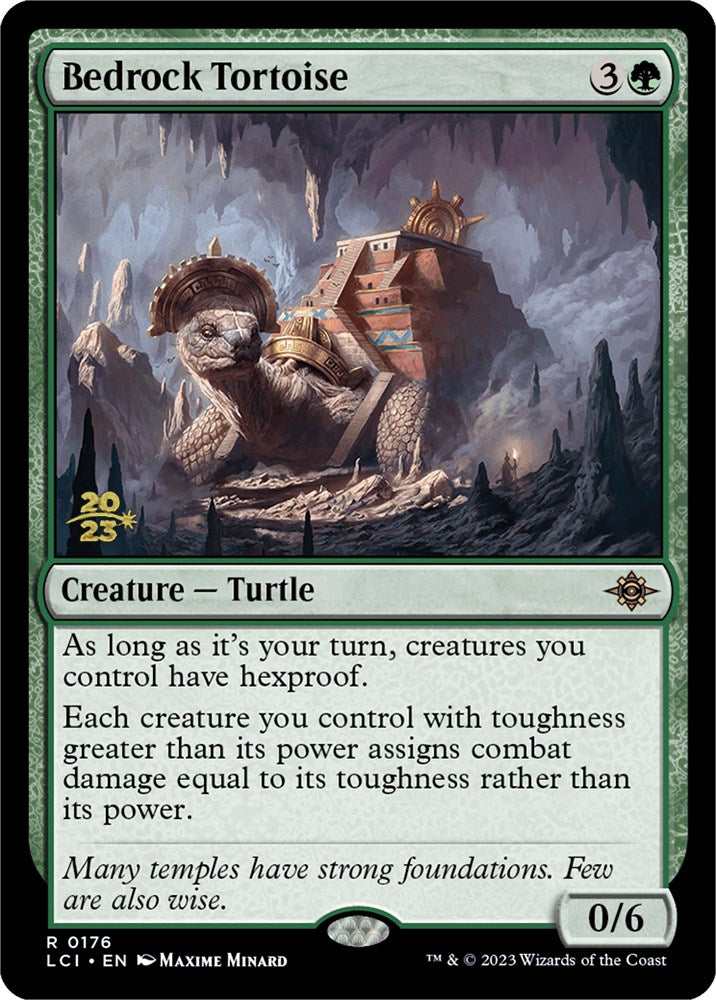 Bedrock Tortoise [The Lost Caverns of Ixalan Prerelease Cards] | Nerdhalla Games