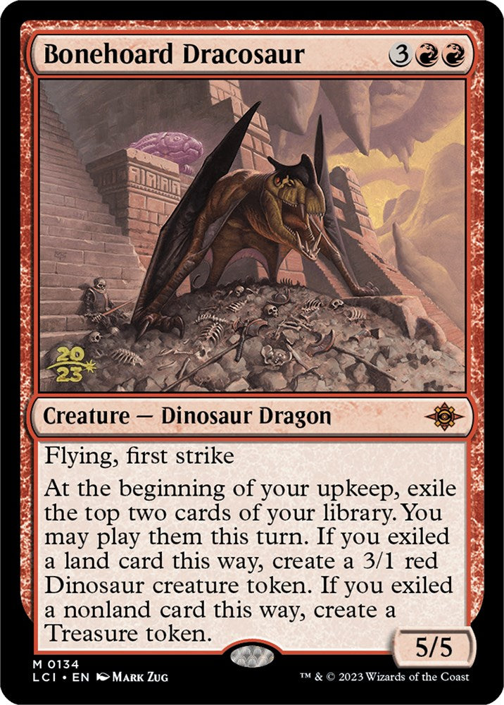 Bonehoard Dracosaur [The Lost Caverns of Ixalan Prerelease Cards] | Nerdhalla Games