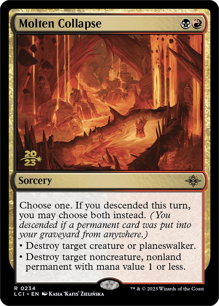 Molten Collapse [The Lost Caverns of Ixalan Prerelease Cards] | Nerdhalla Games