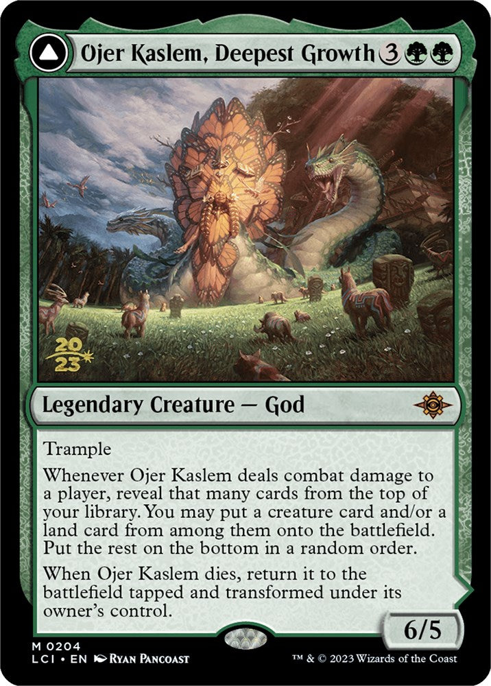 Ojer Kaslem, Deepest Growth // Temple of Cultivation [The Lost Caverns of Ixalan Prerelease Cards] | Nerdhalla Games