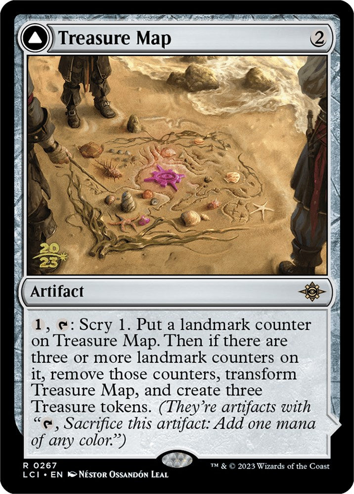 Treasure Map // Treasure Cove [The Lost Caverns of Ixalan Prerelease Cards] | Nerdhalla Games