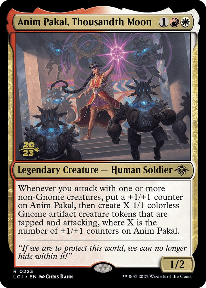 Anim Pakal, Thousandth Moon [The Lost Caverns of Ixalan Prerelease Cards] | Nerdhalla Games