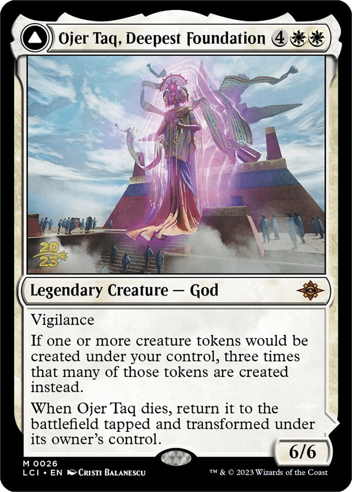 Ojer Taq, Deepest Foundation // Temple of Civilization [The Lost Caverns of Ixalan Prerelease Cards] | Nerdhalla Games