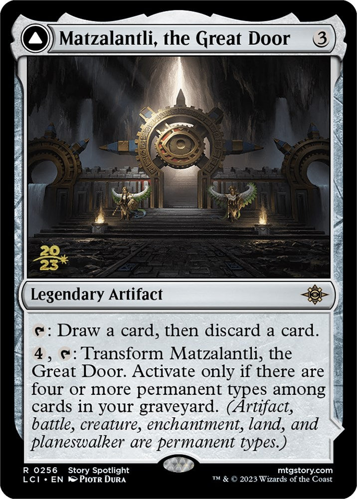 Matzalantli, the Great Door // The Core [The Lost Caverns of Ixalan Prerelease Cards] | Nerdhalla Games